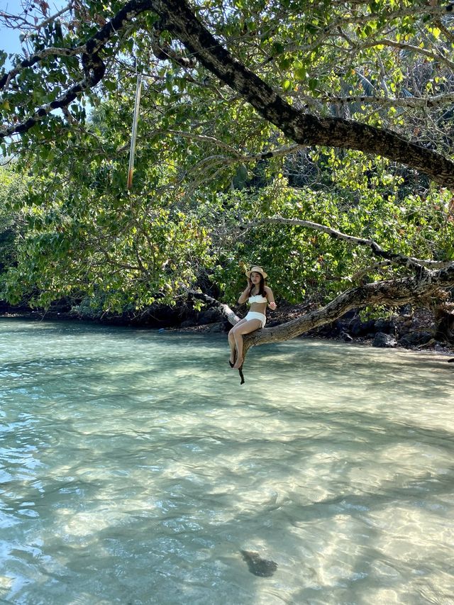 เกาะง่าม น้ำใสกริ๊ง เหมือนทะเลอันดามัน 