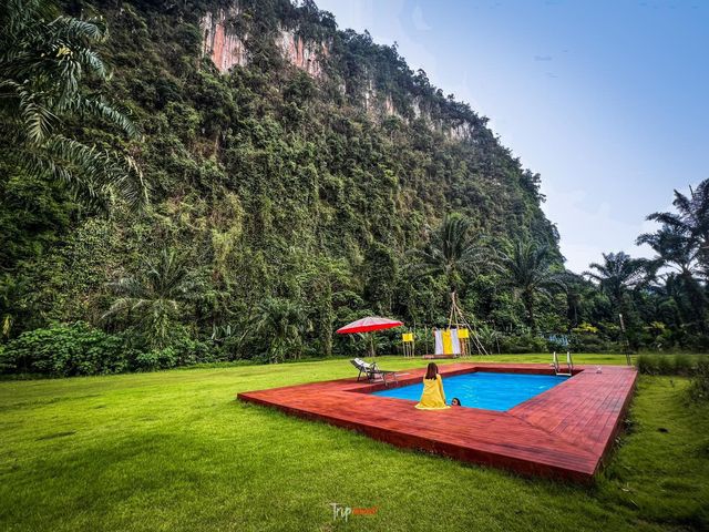 ที่พักติดริมเขา มีหมอกเกือบทั้งปี