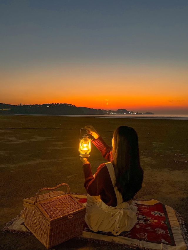 노을은 춘장대 해수욕장이지🫧