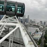 Aerial view of Marina Bay Singapore