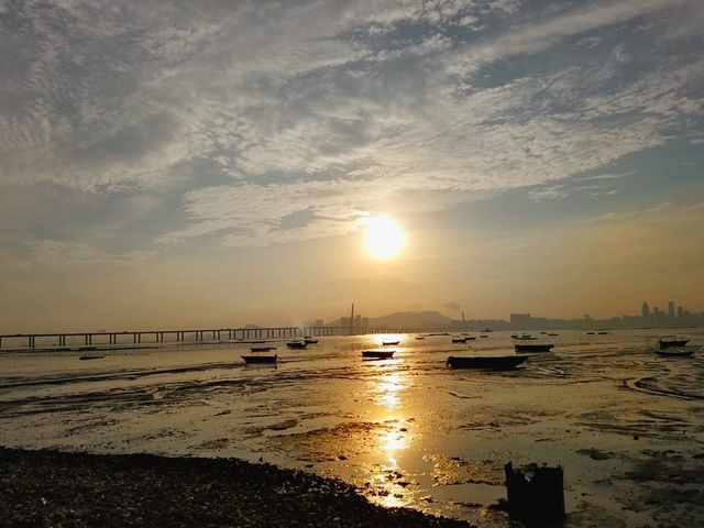 香港數一數二靚日落｜流浮山