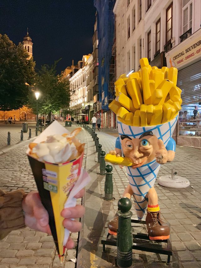 [벨기에]와플도 맛있지만 시원한 맥주에 감자튀김도 필수인 브뤼셀