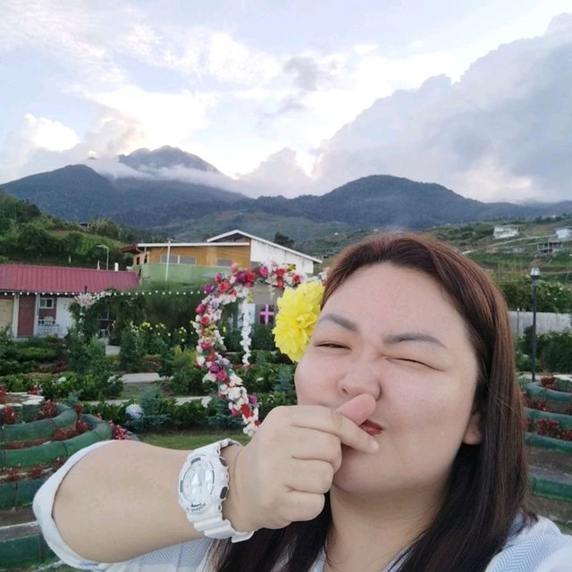 On top of the 'world' at Apo Flower Garden
