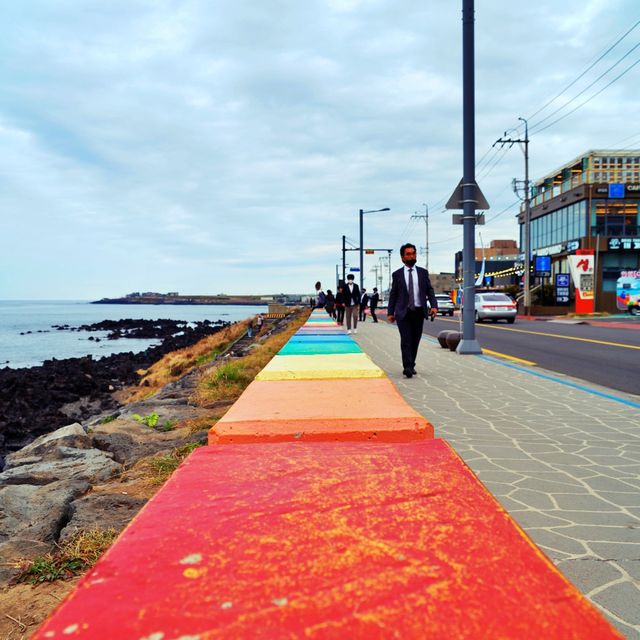 🌈 제주공항 근처 유명한 포토존, 도두동무지개해안도로