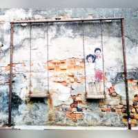 An Empty Street With a Unique Art