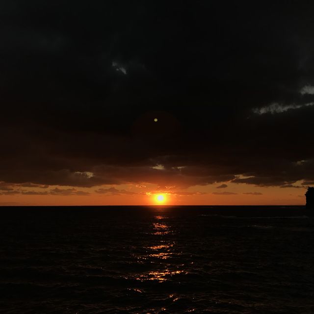 🇯🇵 🌅 旅途中的一點小確幸 — 円月島夕陽