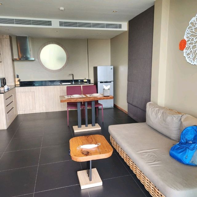 Good private pool villa with loft.