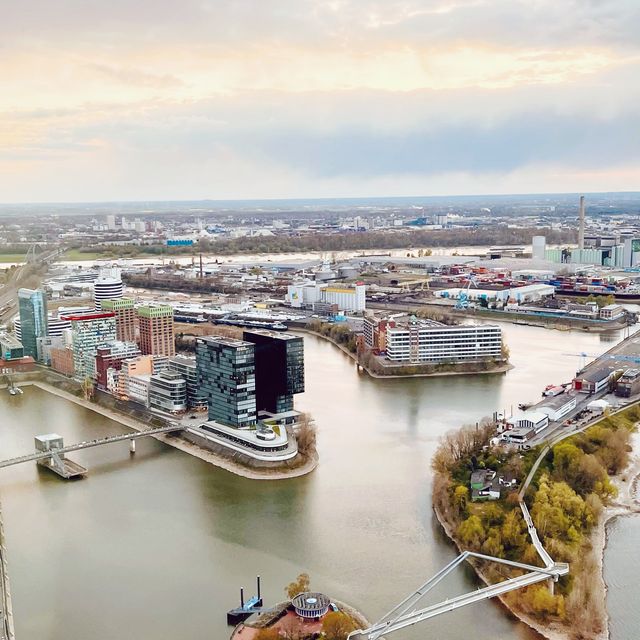 Stunning view on Düsseldorf! 