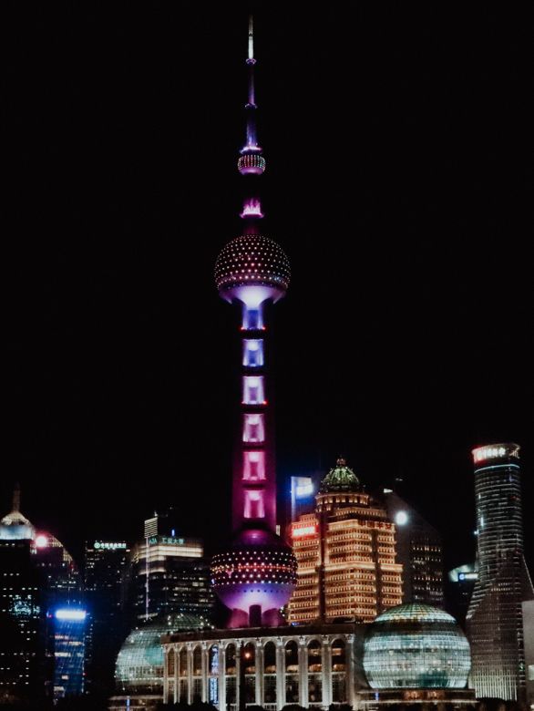 Bright, Nighttime Lights of Shanghai🌙✨
