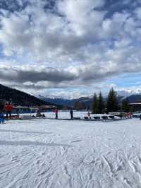 🇮🇹Alpine skiing in the Alps | Pila❄️Suitable for both beginners and advanced players at the same time.