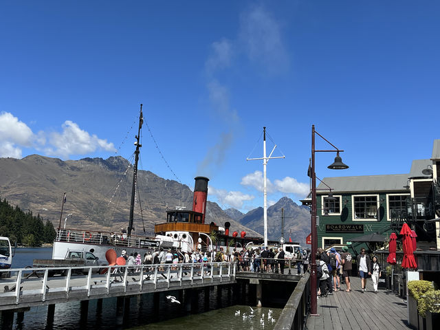 A steamship that rivals a floating museum.