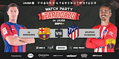El Partidazo de LALIGA Watch Party with FC Barcelona Penya– Boston | Tres Gatos Restaurant & Bar