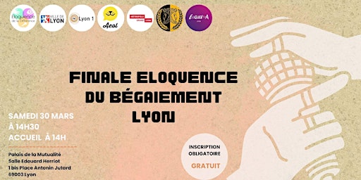 Finale de l'éloquence du bégaiement - Lyon | Palais de la mutualité - Salle Edouard Herriot