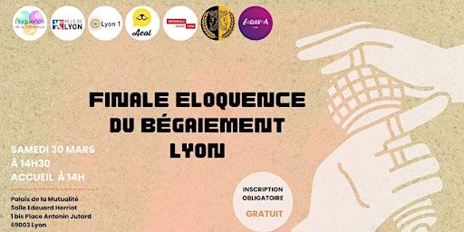 Finale de l'éloquence du bégaiement - Lyon | Palais de la mutualité - Salle Edouard Herriot