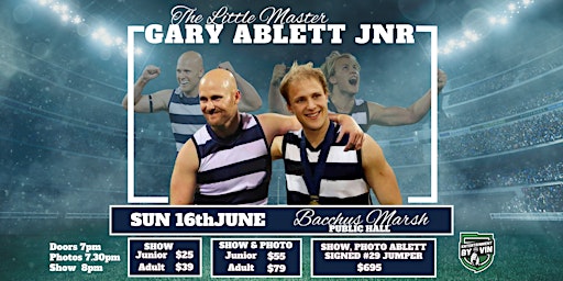 'The Little Master' Gary Ablett Jnr LIVE in Bacchus Marsh! | Bacchus Marsh Public Hall