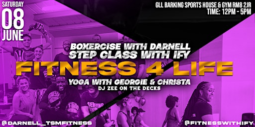 Fitness 4 Life Events | Barking Sporthouse and Gym