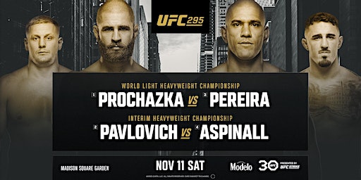 UFC 295 PROCHAZKA vs PEREIRA at Progress on Main | 10808 Main St