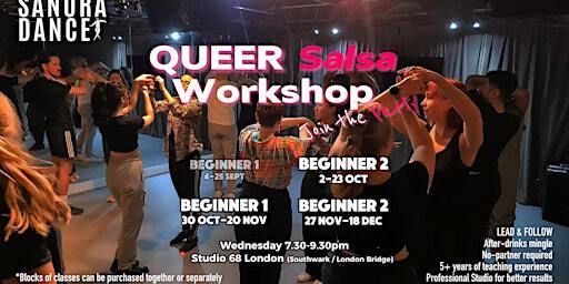 QUEER Salsa Workshops | Beginner 1 & 2 | Studio 68 London