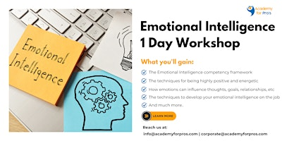 Emotional Intelligence 1 Day Training in St. John's | For venue details reach us at info@academyforpros.com