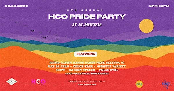 5th Annual HCO PRIDE PARTY | Number Thirty Eight