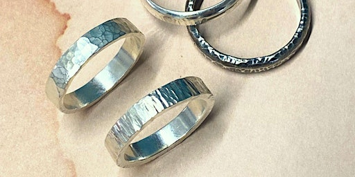 Hammered Silver Ring Workshop | Stirchley School of Jewellery