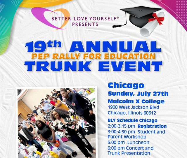 Chicago 2025 Better Love Yourself Trunk Pep Rally for Education | Malcolm X College