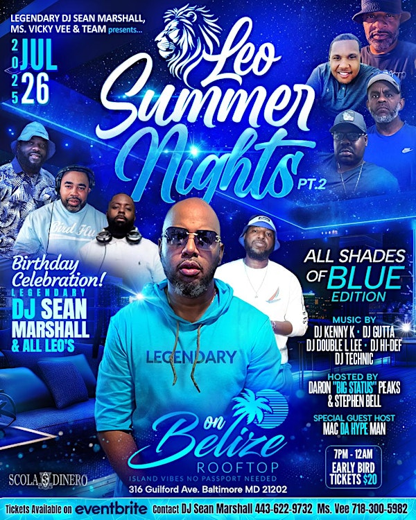 LEO SUMMER NIGHTS ON THE BELIZE ROOFTOP | 316 Guilford Ave