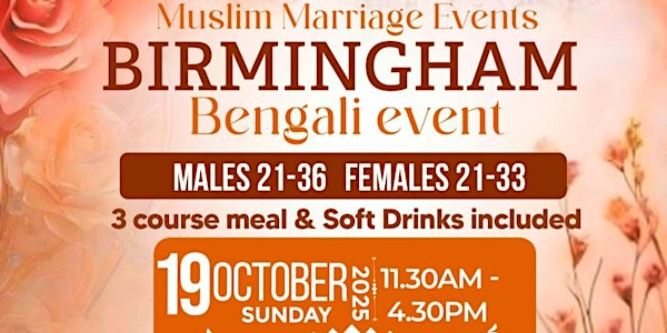 Bengali Muslim Marriage Events Birmingham | Tipu Sultan Majestic Dining