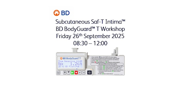 Subcutaneous Saf-T Intima™ BD BodyGuard™ T Workshop | Becton Dickinson (BD)