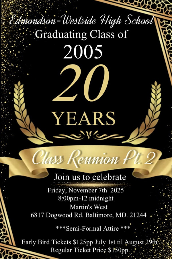 EWHS Class of 2005 Reunion Pt. 2 | Martin's West