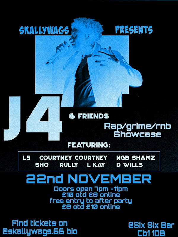 Skallywags presents J4 & Friends | Six six bar