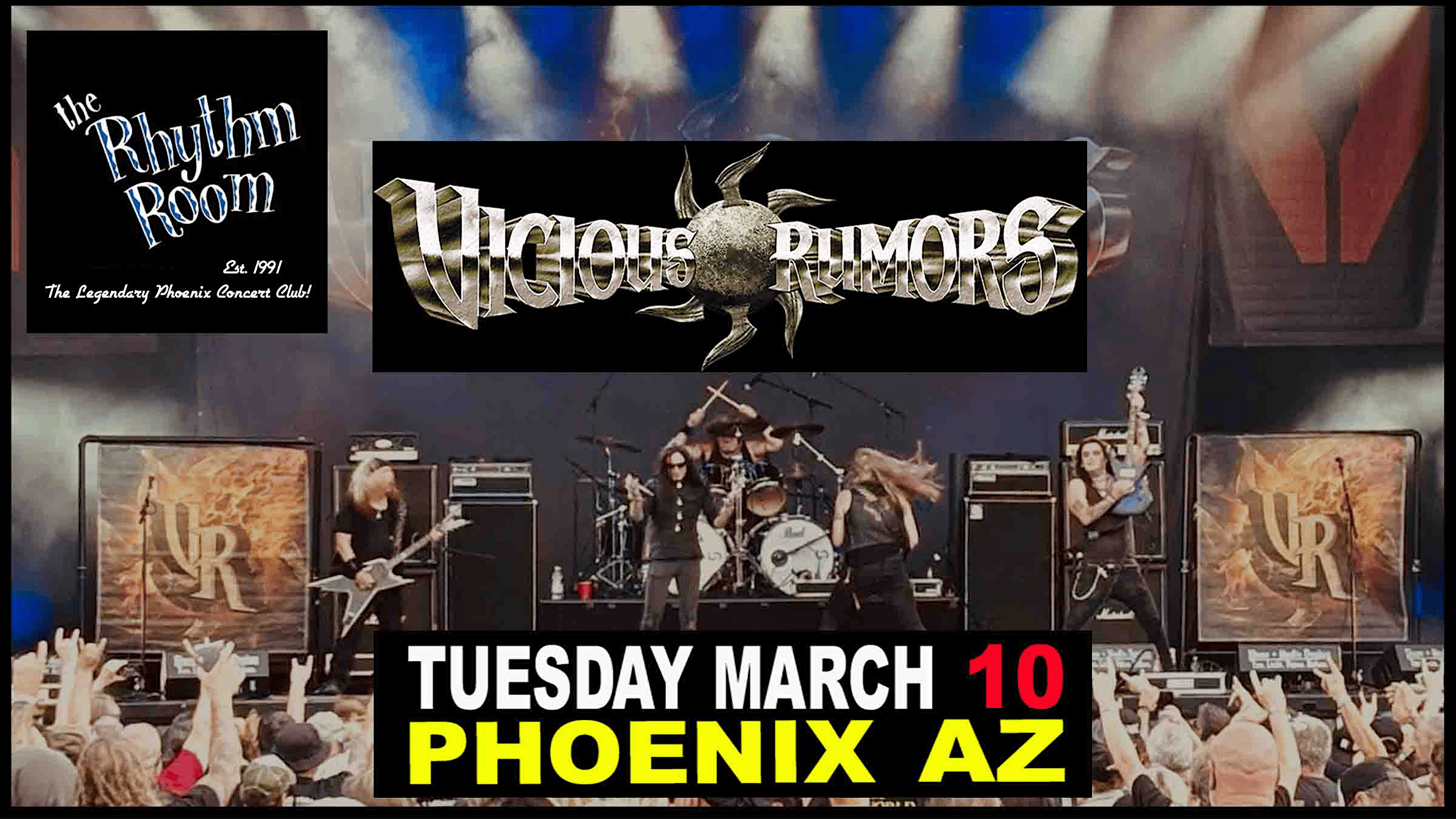 Vicious Rumors at The Rhythm Room LIVE! | The Rhythm Room