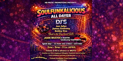 Soulfunkalicious  All Dayer at Spirit Bar Oxford | Spirit Bar Oxford