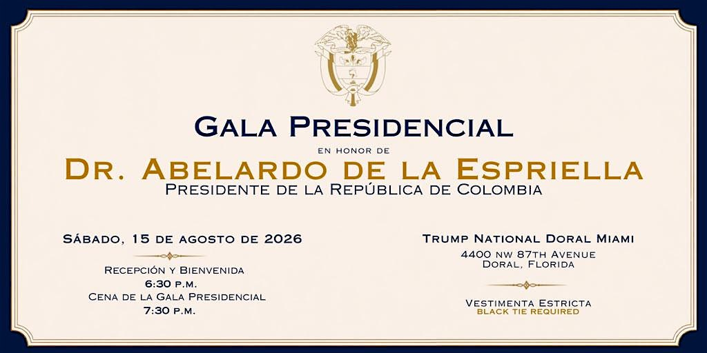 Gala Presidencial De La Patria Milagro | Trump National Doral Miami