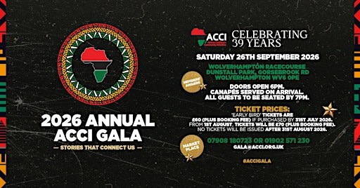 2026 ACCI Annual Gala | Wolverhampton Racecourse