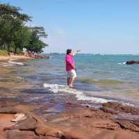 ลานหินสีชมพู เขตห้ามล่าสัตว์คุ้งกระเบน จันทบุรี