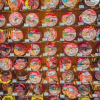 Instant Noodles Wall at KKV Indonesia