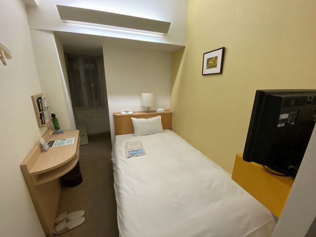 名古屋駅近く。安価なビジホは館内図が丸い？