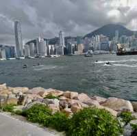 A Fantastic sunset at West Kowloon park 