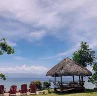 Staying in huts in Moalboal