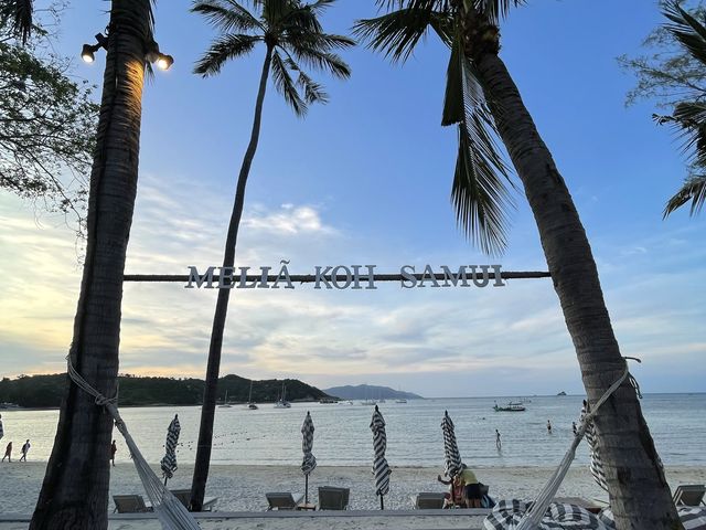 มองหาทะเลที่สงบบนเกาะสมุยที่ Meliá Koh Samui