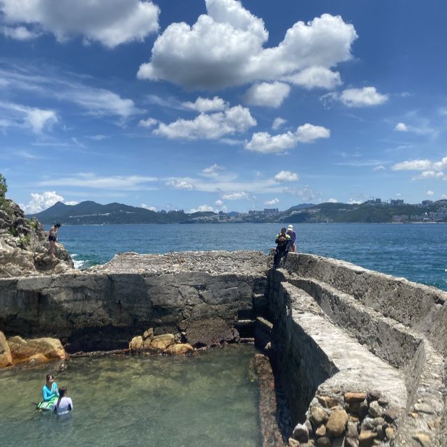 夏天離島沙灘🏖️推薦.西貢半月灣