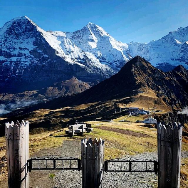 The Mountain Pass Of Kleine Scheidegg