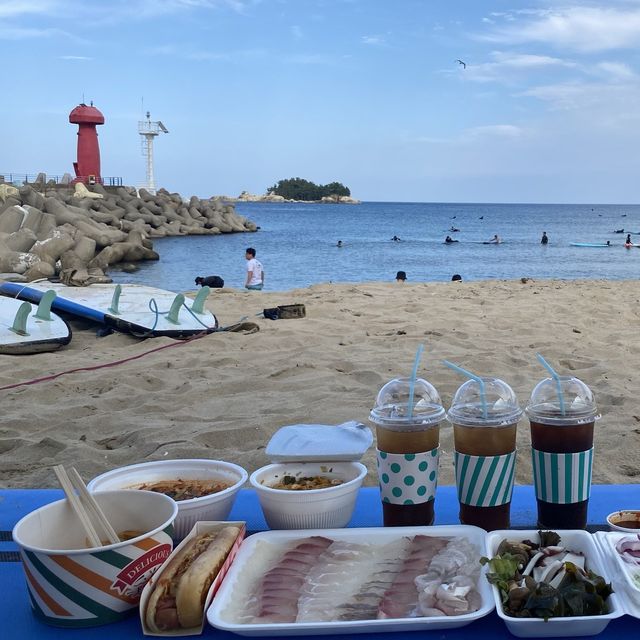 서프식탁에서 식사해보셨나요?, 양양 기사문 해변