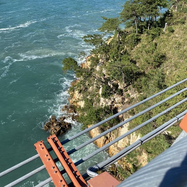 [울산] 대왕암 출렁다리 🌉, 바닷바람을 더 생생하게