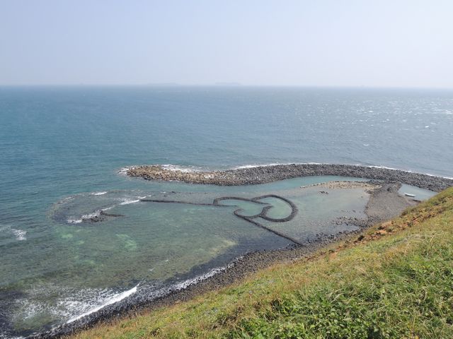 七美雙心石滬