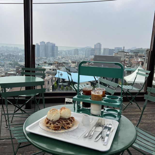 🧡해방촌 남산뷰 루프탑카페 - 오잇(oeat)🧡