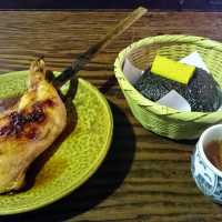 お祭り⁉️山の中に観光地⁉️名物🍴山賊焼🍗‼️