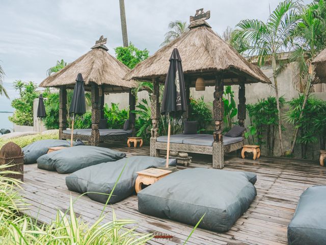 ที่พักสไตล์บาหลีบนเกาะสมุยติดหาดบ่อผุด  