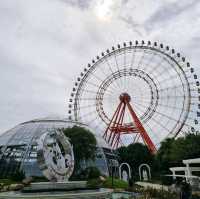 Amusement park and land like fairy tale.